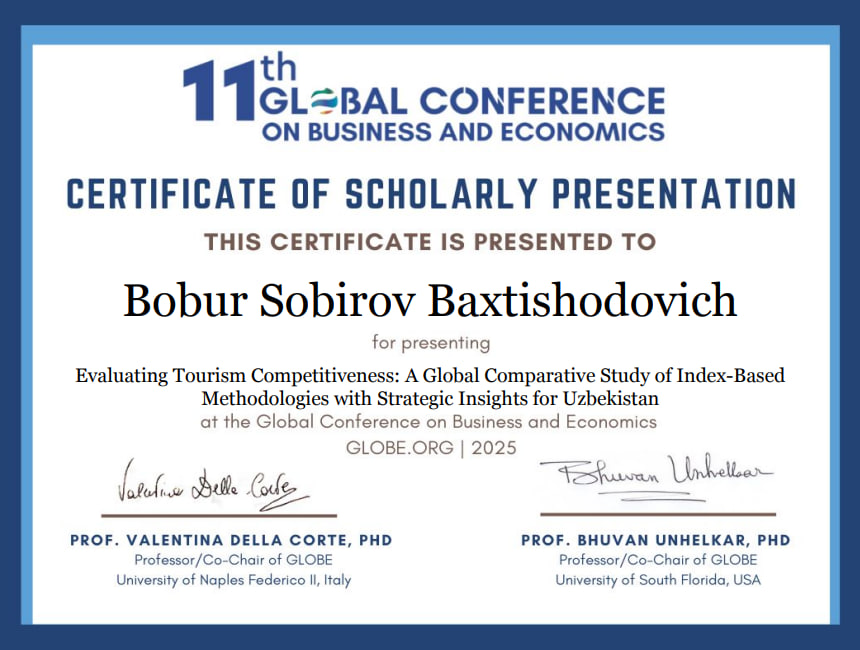 11th Global Conference on Business and Economics (GLOBE 2025)